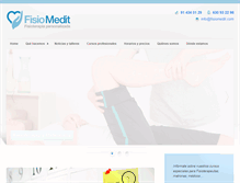 Tablet Screenshot of fisiomedit.com